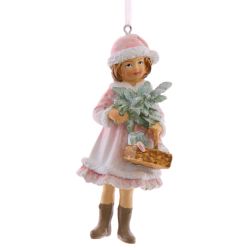 GAEM Украшение новогоднее "Девочка", L5 W4 H11 см, 2в.