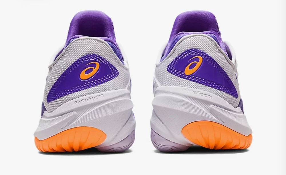 ASICS, COURT FF 3 CLAY, , WHITE/AMETHYST, WOMEN, US 6 /EUR 37 /UK 4 /СМ 23