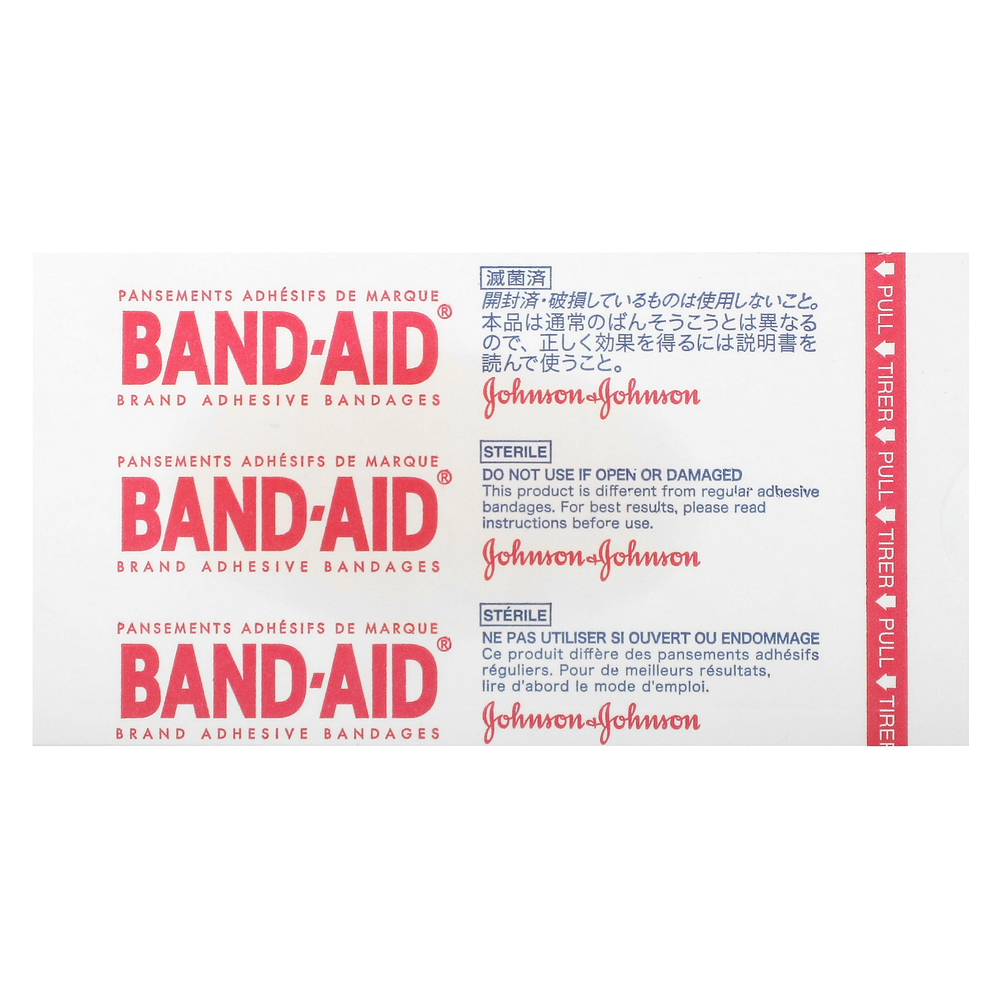 Band Aid, лейкопластыри, Hydro Seal, блистеры для пяток, 6 шт.