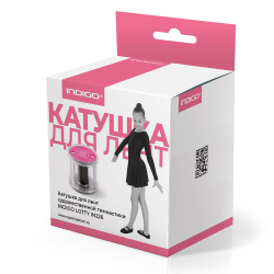 Катушка для лент художественной гимнастики INDIGO LOTTY IN226-BKP