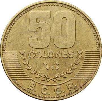 50 колонов 2015 Коста-Рика