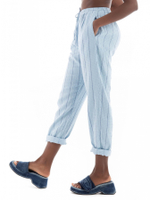 Брюки женские изо льна и вискозы Linen Straight Pants DEHA