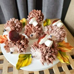 Зефир «Ежик с грибом»