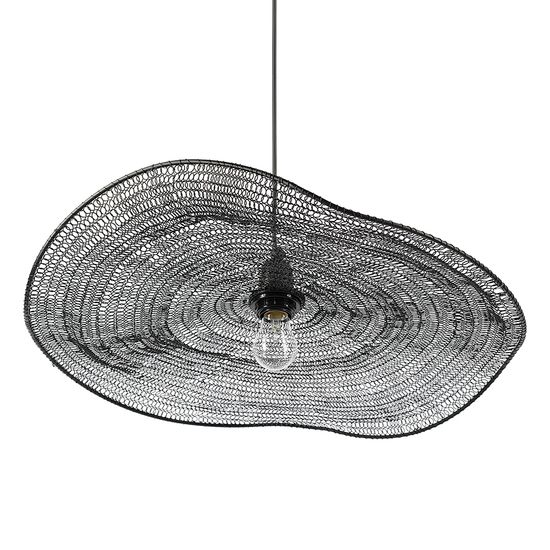 Светильник подвесной vinger, 53х11 см, черный