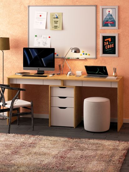 дуб бунратти / белый