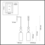 Бра Odeon Light 4861/1WA CANDY
