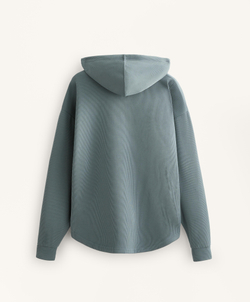 Oysho Толстовка Rib на молнии из модала с мягким прикосновением, синевато-серый