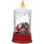 Сувенир с подсветкой «Уютный вечер» 12*8*24,5 см (работает от 3*ААА и USB+музыка, подсветка)