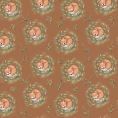 Спящая лисичка меньший размер