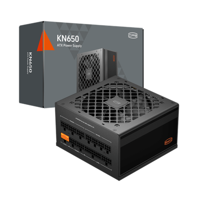 Блок питания PCCooler  650W, KN650, Full Modular, 80+ GOLD, ≥90%, Fan 120mm, Черный, P3-KN650-G1F