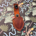 Брелок на ключи кожаный