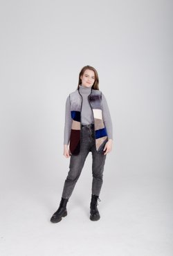 женский жилет из овчины