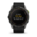 Мультиспортивные часы Garmin Enduro 2 угольно-серый DLC титановый с нейлоновым ремешком UltraFit 010-02754-01