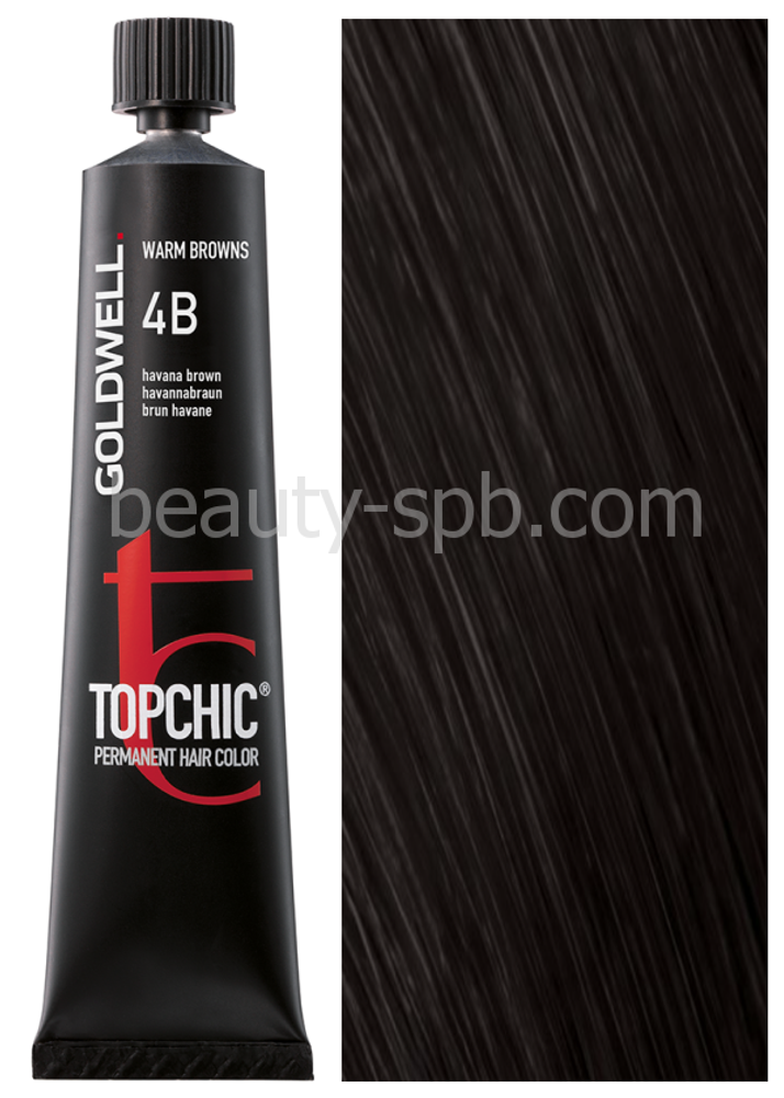 Goldwell Topchic 4B коричневый «Гавана» 60 мл