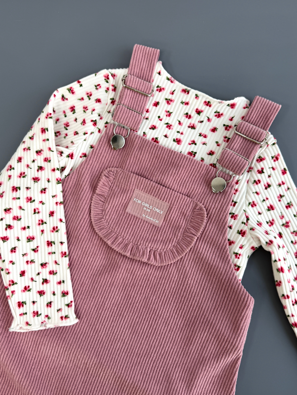 Сарафан из вельвета, цвет розовый/пудровый