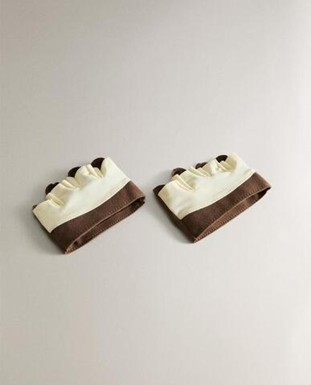 ZARA HOME НАБОР СПОРТИВНЫХ ПЕРЧАТОК (2 ШТ.), КОРИЧНЕВЫЙ