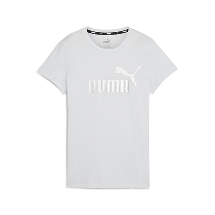 Женская футболка PUMA ESS+ Metallic Logo Tee