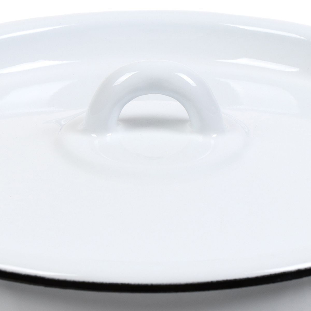 Набор эмалированной посуды 6 пр, кастрюли 1.5, 2.9, 4.5 л, цилиндр, СтальЭмаль, Гратен, 1c33