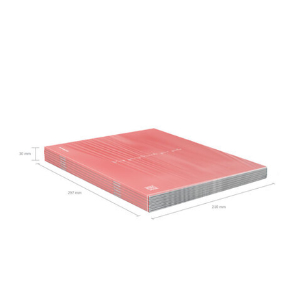 Тетрадь А4  48л кл. скоба Erich Krause  пласт.обл. "CoverPrоBook Words. Красная"