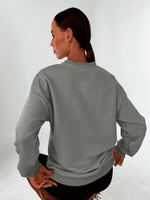 Свитшот женский оверсайз хлопок толстовка