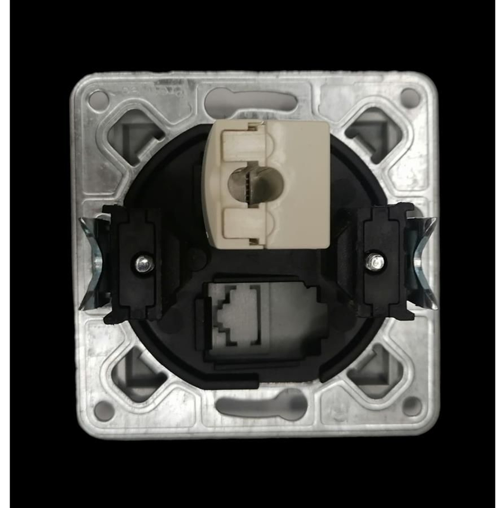 Розетка RJ-45 Profitec Tesla графит