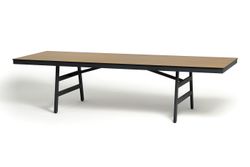 "Рио" стол из HPL 300х100см, цвет столешницы "дуб"