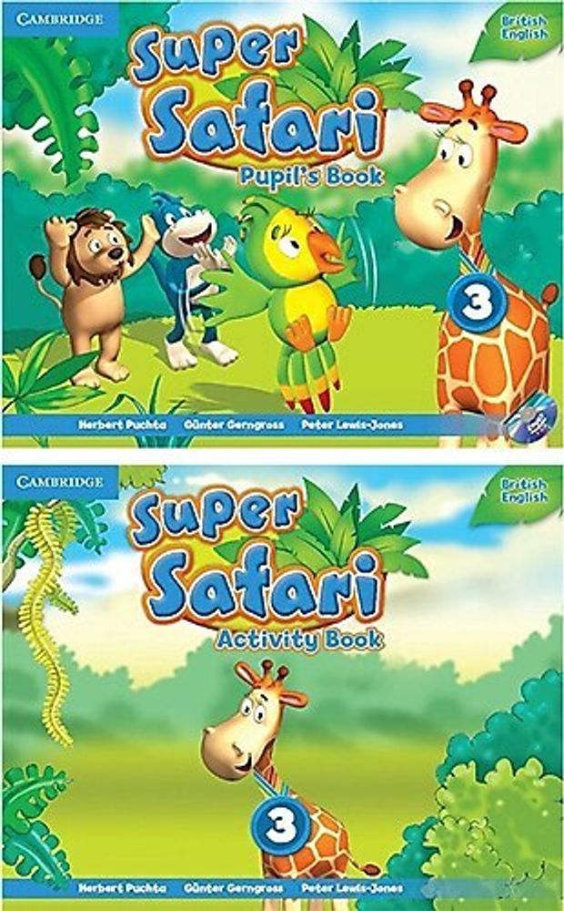 Super Safari 3 Pupil&#39;s Book + Activity Book + Letters and Numbers