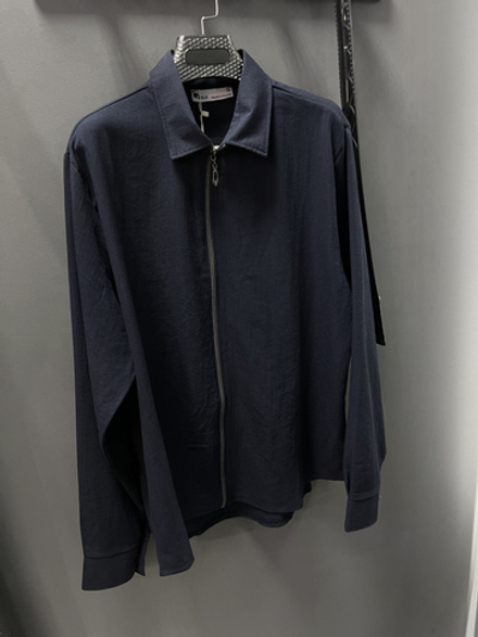 Рубашка BGLS на молнии  #A0412 (тём.-син.)