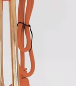 HJ-1524 / Красный Кипятильник электрический погружной для ведра 2000Вт, 220В, 30см, красный (1 шт.)