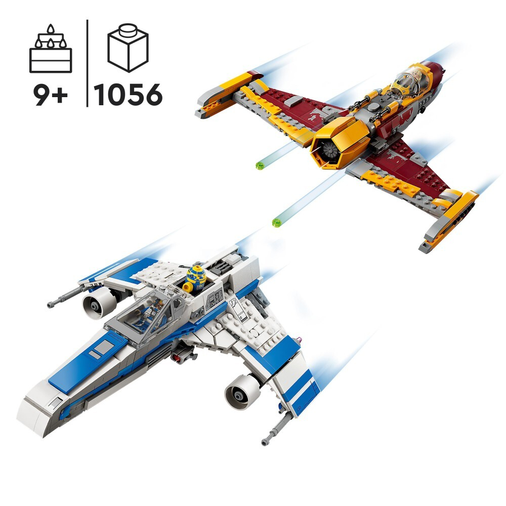 LEGO Star Wars — E-Wing Новой Республики против звездного истребителя Шин Хати 75364