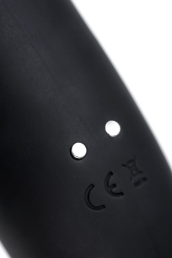 Черный вибратор-кролик с движущимися шариками