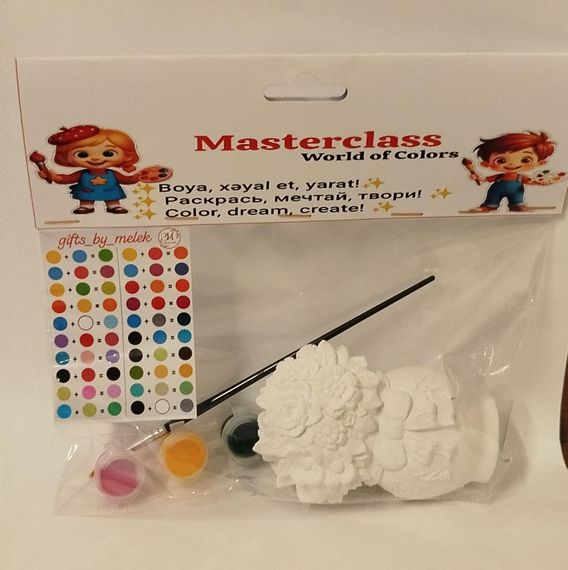 Gips fiqurlar. Masterclass world of colors 4