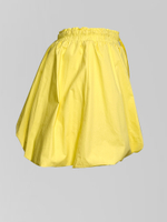 Юбка-баллон однотонная на резинке с шортиками