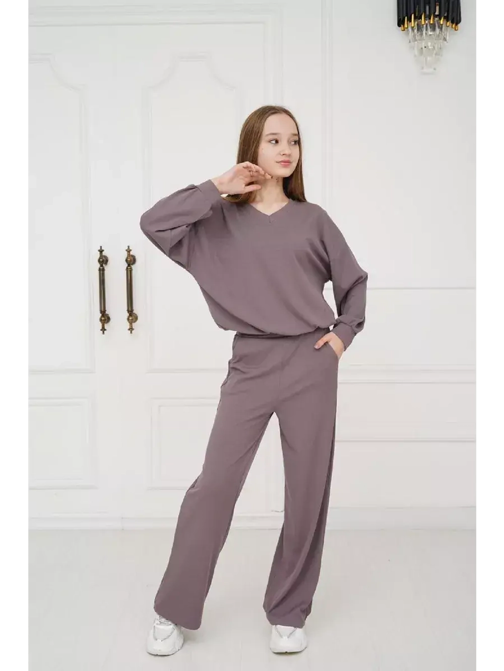 Костюм-лапша для девочки модный