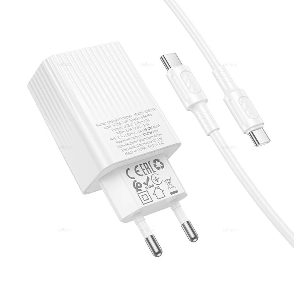 Зарядное устройство для Type-C PD30W Borofone BAS75A (white)