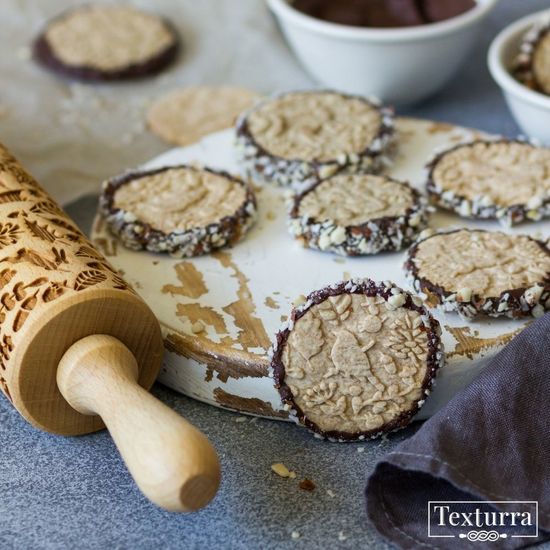 Скалка с узором Лесные зверушки