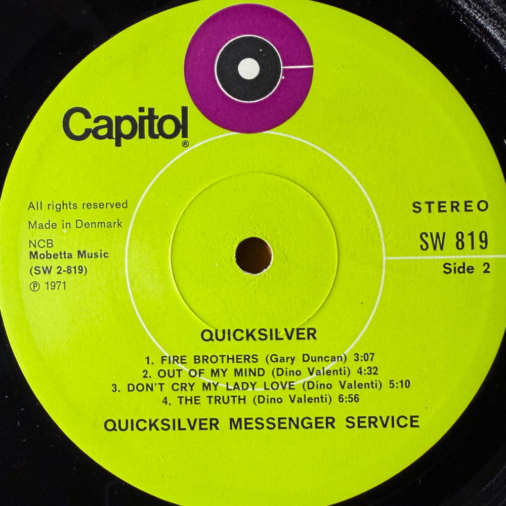 Quicksilver ‎– Quicksilver (Дания 1971г.)Т
