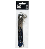 Чокер Сердце на цепочке чёрный 40 см