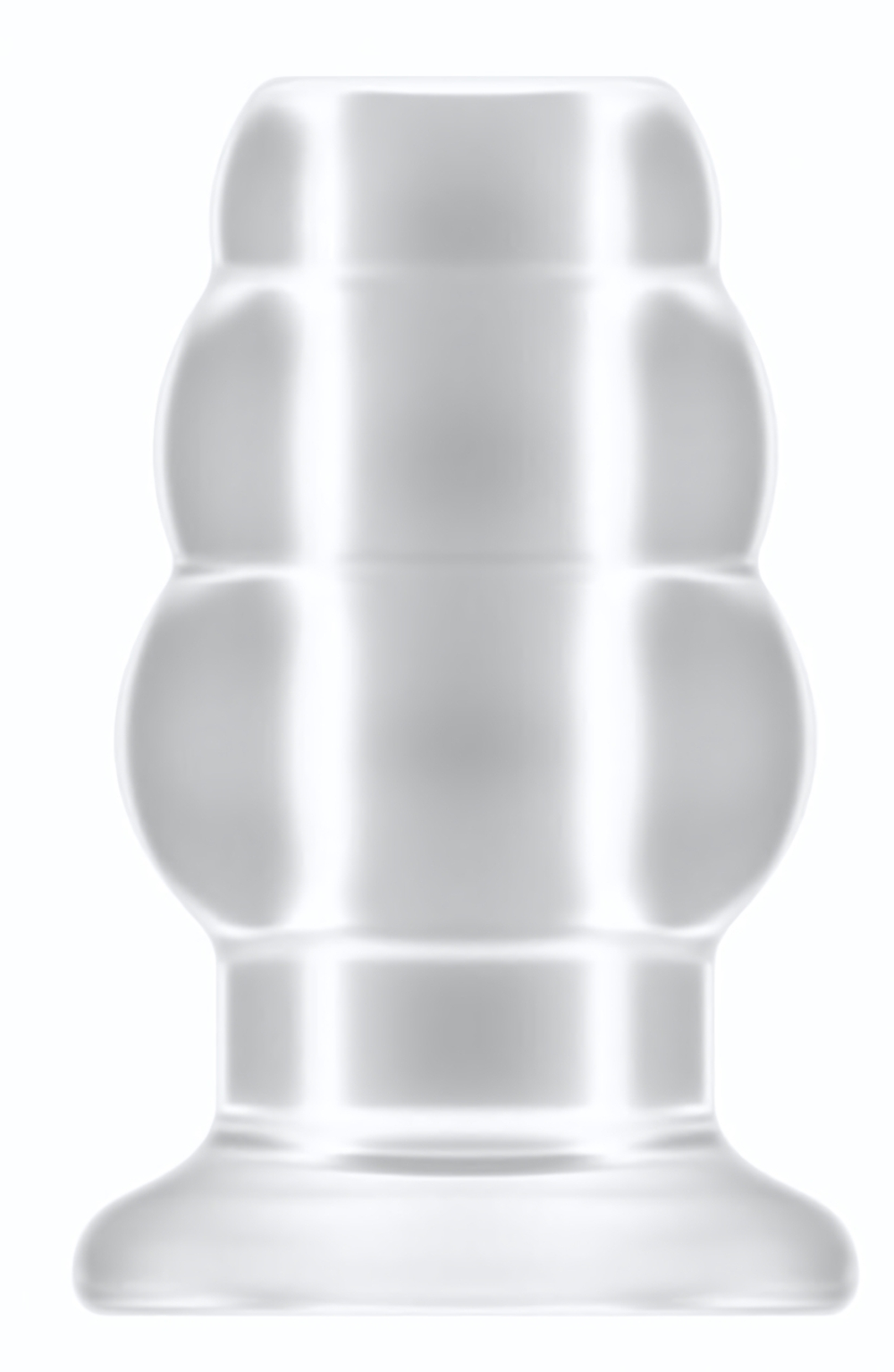 Прозрачная анальная пробка с тоннелем №49 Small Hollow Tunnel Butt Plug 3 Inch - 7,7 см. (Цвет: прозрачный)