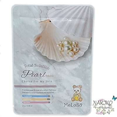 Тканевая маска для лица с экстрактом жемчуга Dr.MeLoSo Total Solution Pearl Mask, 25 гр.