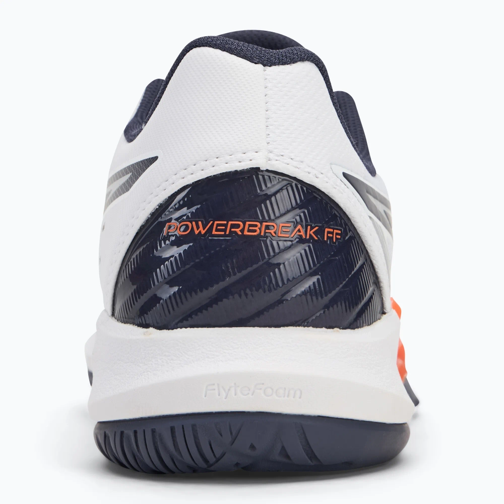 Кроссовки волейбольные ASICS Powerbreak FF white/ nova orange