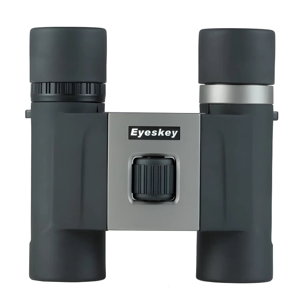 Бинокль Eyeskey Lightning - 10x25 фронтальный вид с колесом фокусировки