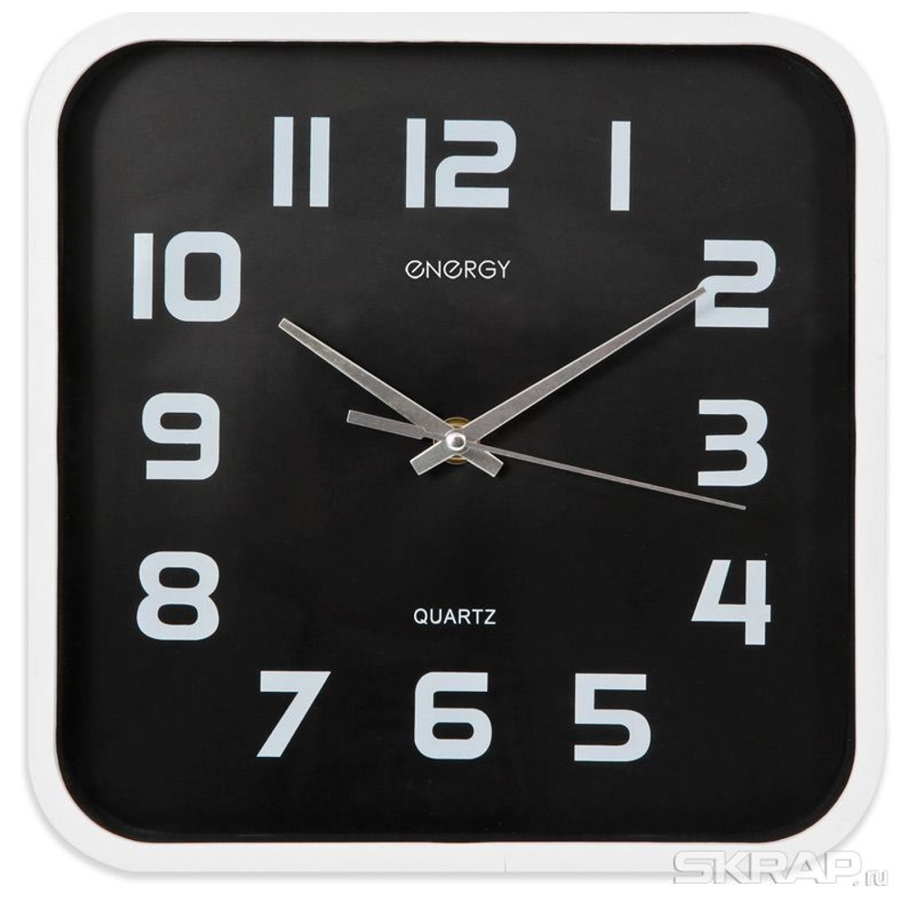 Часы настенные Energy EC-09 квадратные (009309)