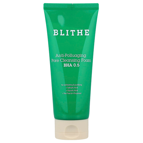 Blithe, Пенка для очищения пор против загрязнения, BHA 0,5, 150 мл (5,07 жидк. Унции)
