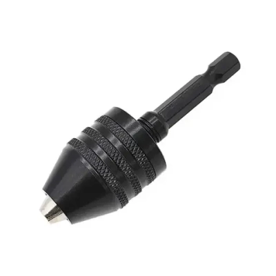 Патрон на шуруповерт для сверл, быстрозажимной с шестигранным хвостовиком 0,3-8 мм