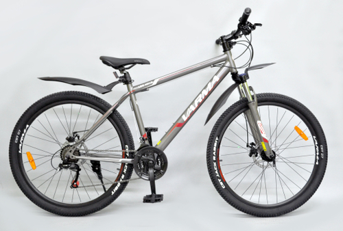 Велосипед 27.5 Leo H71D серо-красный. р16 21 ск