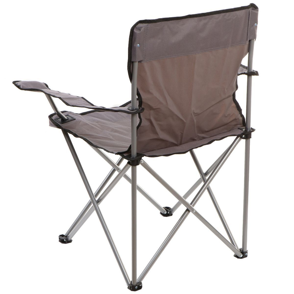 Стул-кресло 52х52х85 см, серый, с подстаканником, 100 кг, Green Days