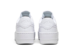 Кроссовки Nike Air Force 1 Sage Triple White (W) (Женская размерная сетка)