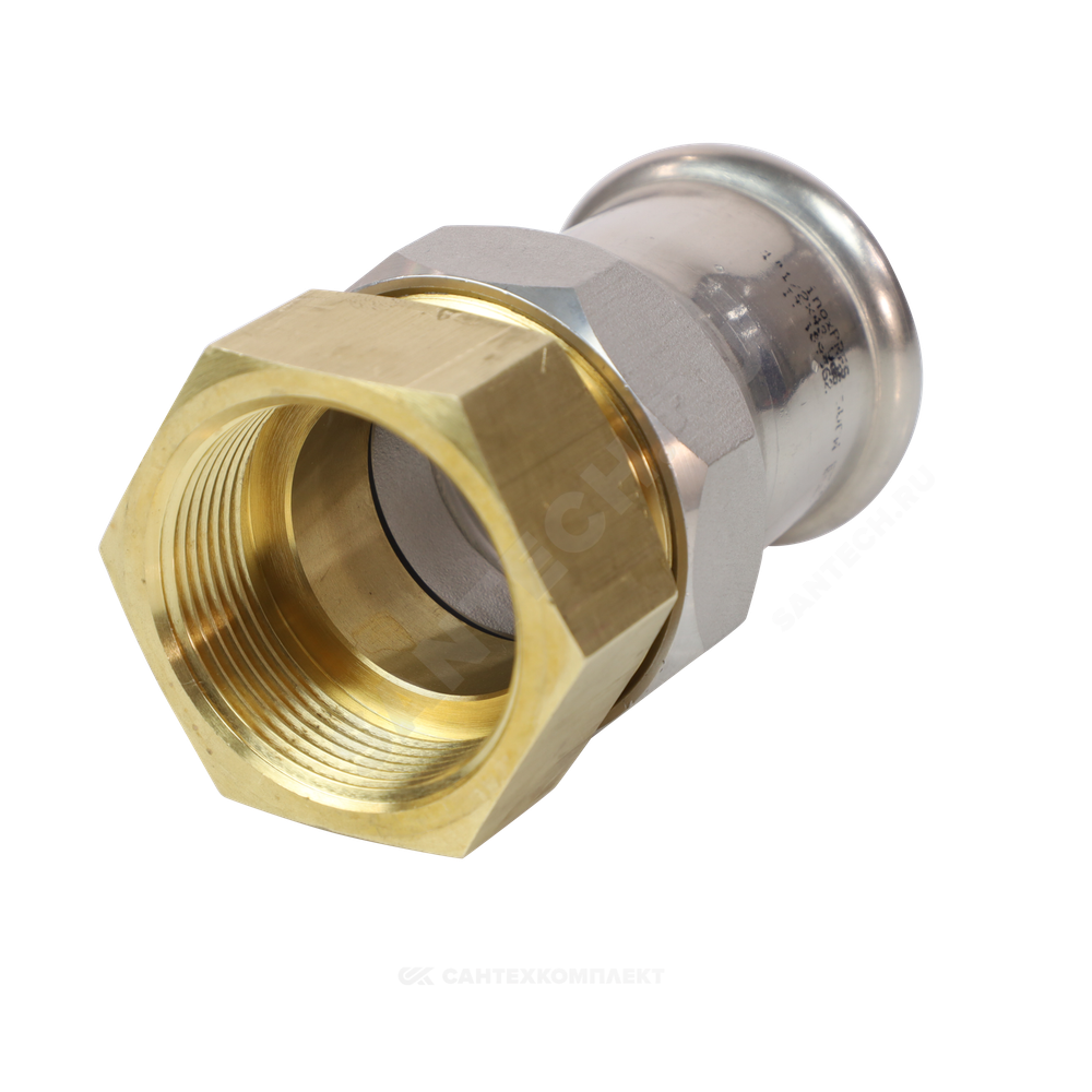 Муфта разъемная сталь нерж AISI 316L Дн 15х1/2" Ру16 пресс/ВР Inoxpres RM 184015003