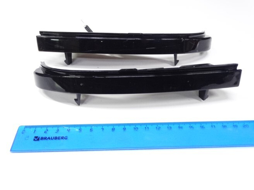 Повторитель поворота /2170/ на зеркало н/о светодиод (под Лексус) черное матовое (МЛ Ульяновск)